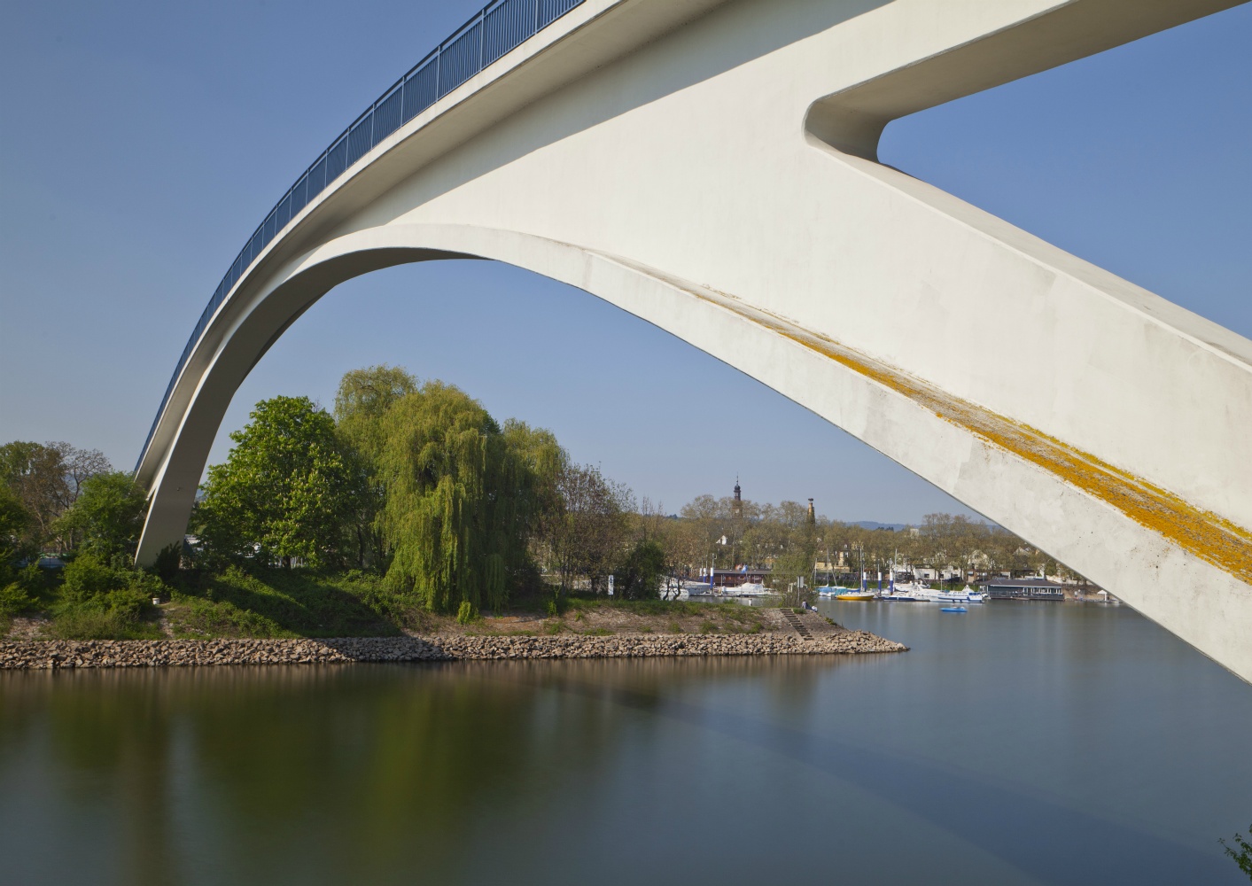 Wiesbaden / Schierstein: Dyckerhoff-Brücke (Finsterwalder + Lohmer 1967)
